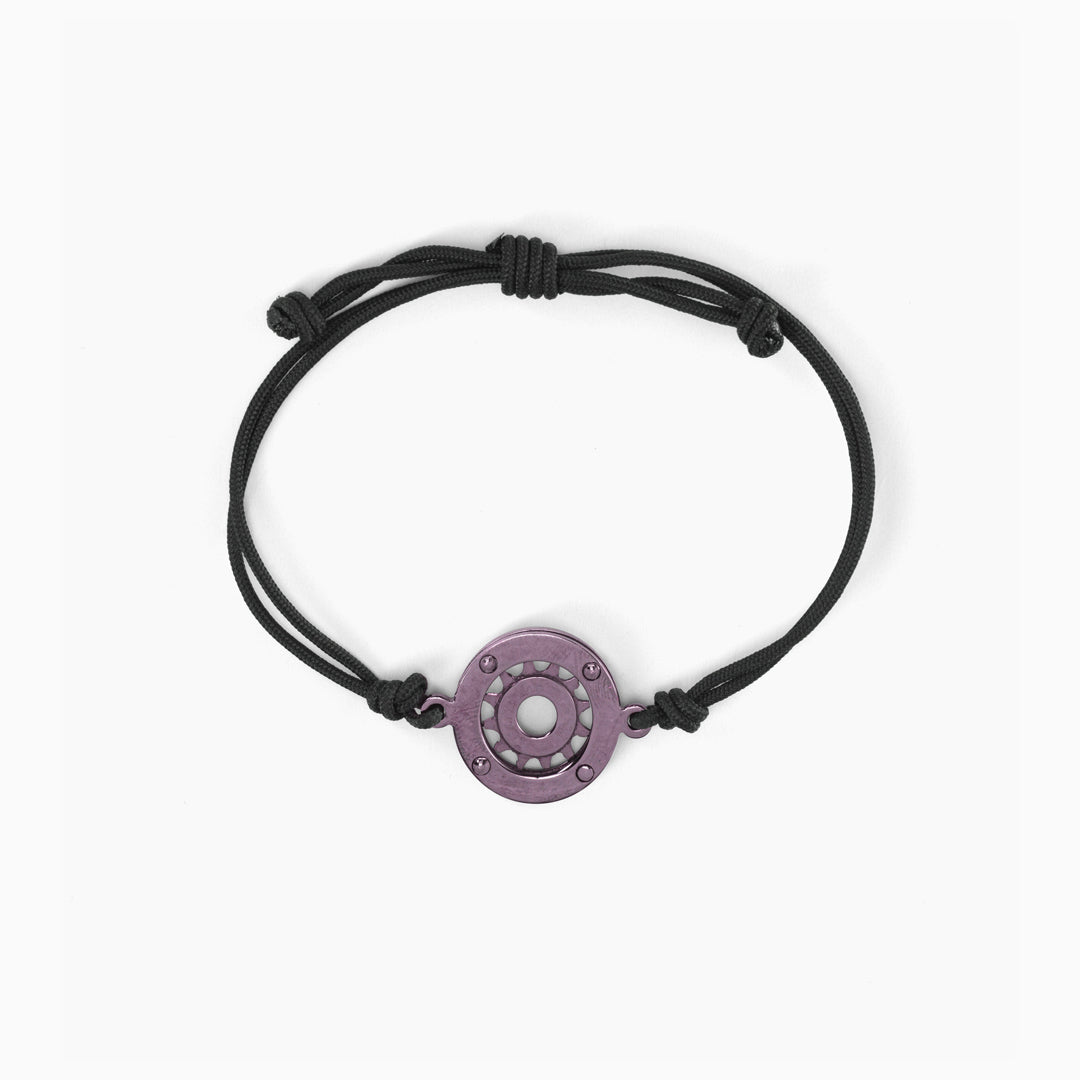Bracciale Sottile con Pignone Rosa