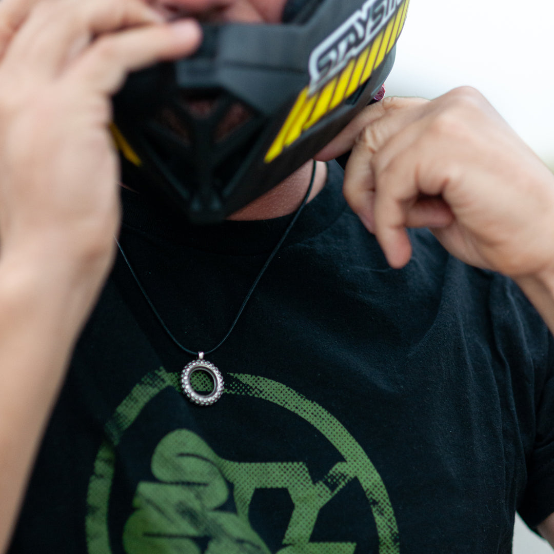 Collana Cuoio Pendente Trail