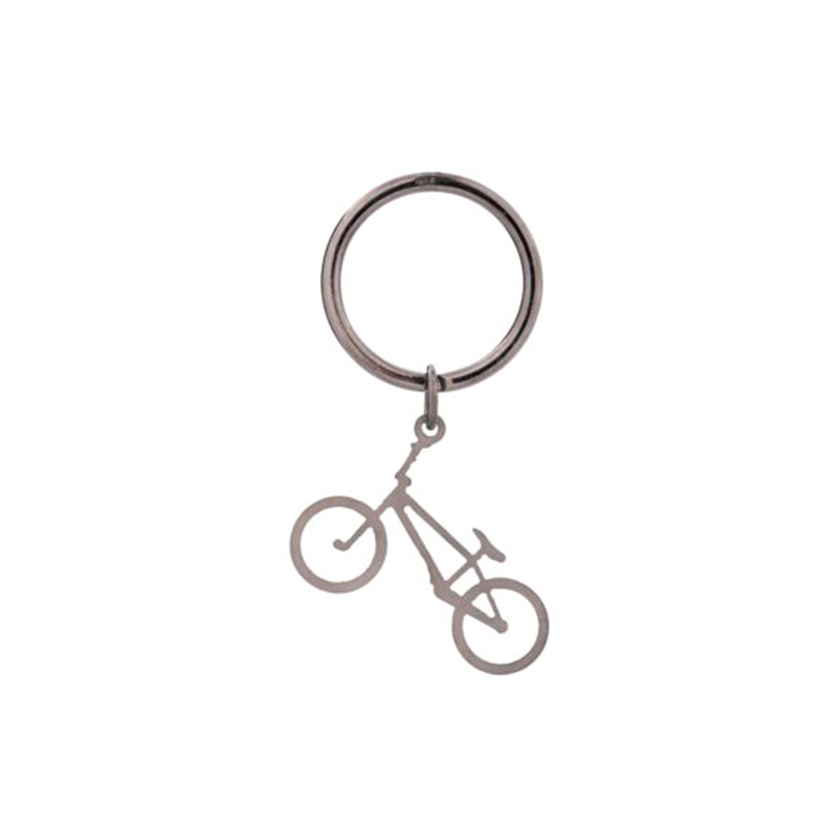 Portachiavi argento con BMX