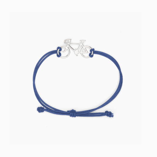 Bracciale in Filo Cerato con Bici da Corsa