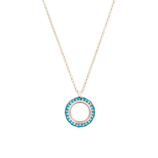 Collana Chain Trail Blu